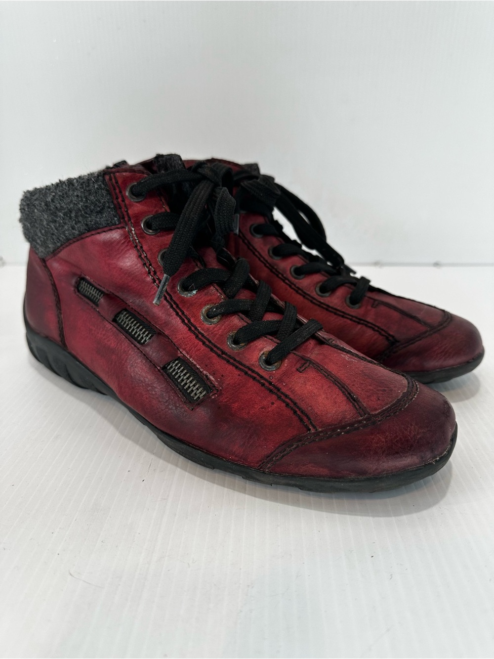 Rieker L6543-35 high-top trainer ankle boots women’s Size 41 | /Anthracit